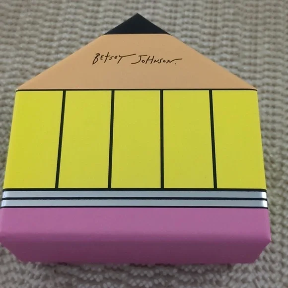 Betsey Johnson Hinged pencil bracelet Pink & Gold  New - Picture 7 of 8